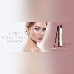 EBIN NEW YORK SECRET OF PHARAOH MICRO BROW PENCIL - NATURAL BROWN